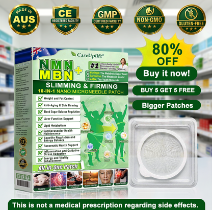 🎁 30% Off Official Germany Store | 🧑🩺 𝐂𝐚𝐫𝐞𝐔𝐩𝐥𝐢𝐟𝐭® NMN & MBN × GHK-CU Copper Peptide 10-in-1 Microneedle Patch — Visible results in 7 days, used daily.